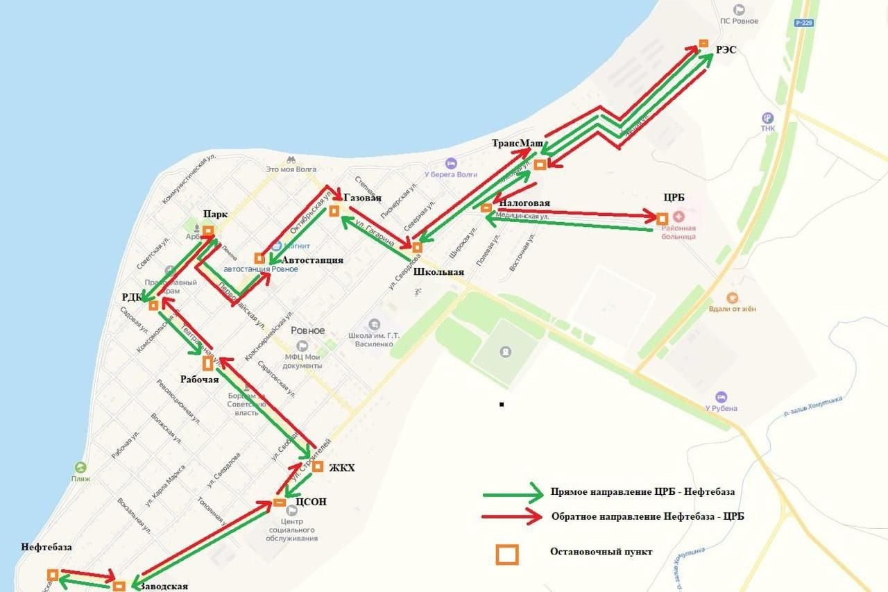 ЦРБ, школу и ДК в саратовском райцентре свяжет автобус
